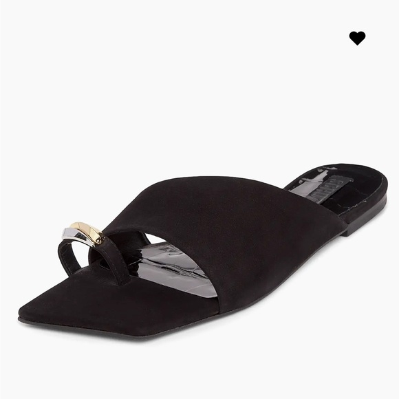 SCHUTZ Jodie Nubuck Leather Flats - Picture 1 of 7